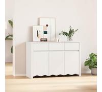 Generico Credenza Drammen Bianco 114 x 43 x 75.5 cm,Mobili,Armadietti e portaoggetti,Buffet e credenze-42003039