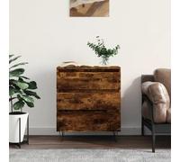 Generico Credenza Rovere Fumo 60x35x70 cm in Legno Multistrato,Armadietti e portaoggetti,Buffet e credenze-827185