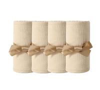 Generico Crib Rail Covers 4 Pack - Cotton Gauze Guardrail | Edge Protector