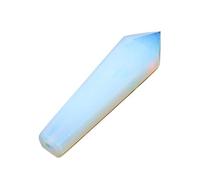 Generico Cristallo Naturale Esagonale a Punta Singola, Pietra Grezza lucidata, Artigianato di Cristallo for la guarigione e la Decorazione(Opal)