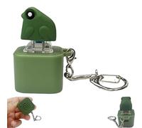 Generico Croaking Frog Keychain, Frog Croaking Fidget Toy, Rechargeable Croakings Frogs Keychain, Adult Animals Fidgets Single Key (1Pcs)