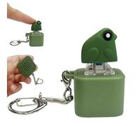 Generico Croaking Frog Keychain, Rechargeable Frog Croaking Key Chain, Fun & Portable Frogs Toy (1pcs)