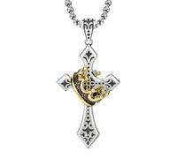 Generico Croce Collana | Gioiello Religioso Crocifisso | Gioiello Fede Croce | per Uomo Donna Confraternita Casa Chiesa Ufficio Compleanno