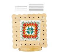 Generico Crochet Blocking Board Set,Crochet Pin Blocking Board with 10 Pegs - Yarn Knitting Tools, Crocheting Supplies for Grandma Mom Women Wife Girlfriend Aunt