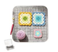 Generico Crochet Blocking Mats - Felt Crocheting Supplies with Gridlines