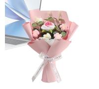 Generico Crochet Flowers - Handmade Decorative Flower Bouquet - Crochet Flowers For Birthday, Christmas, Easter, Graduation, Valentine, Party, Spring & Wedding Decor