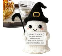 Generico Crochet Halloween Doll Ghost Cauldron Plush 1 Piece