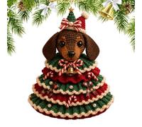 Generico Crochet Kit With Yarn Christmas Tree Handmade Home Decor