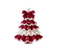 Generico Crochet Kit - Wool, 5.91in Christmas Tree Learn Beginner-Friendly | Complete Knitting Set, DIY Christmas Ornament Kit For Beginners, Adults, Women, Men, Family, Friends