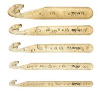 Generico Crochet Needles For Yarn | Ergonomic Crochet Hook Kit,Multifunctional Knitting Tools For Crocheting Beginners Handcraft Enthusiast