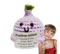 Generico Crochet Positive Doll - Handmade Yarn Ornament | Cute Desk Decor