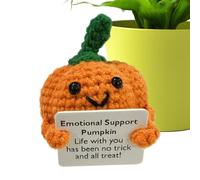 Generico Crochet positivo | Piccole giocattolo all'uncinetto vegetale ispiratore | Bambola all'uncinetto fatto a mano con carta | Set regalo edificante per incoraggiamento, decorazione della