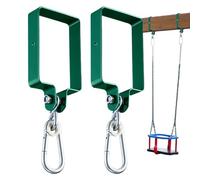 Generico Crochet Robuste - Accroche Balançoire 14.5x9.5x3 Cm | Support Acier, Lot De 2 Crochets Pivotants Robustes En Acier, Supports Fixation pour Jardin, Terrasse Et AIRE De Jeux extérieure