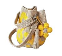 Generico Crochet Tote Bag - Flower Boho Shoulder Tote
