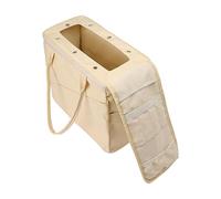 Generico Crochet Yarn Tote, Knitting Organizer Bag, Yarn Storage Case, Large Capacity Travel Organizer, Sturdy Multi-Compartment Design, for Crafts, And On-The-Go Use, 13.39x6.69x11.02in