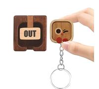 Generico Crochets Porte-clés - Porte-Manteau Mural En Bois | Crochet Mural Pratique Pour Vêtements, Chapeaux, Sacs Et Parapluies - Organisateur Murale D’Entrée, Chambre, Salle De Bain Et Cuisine