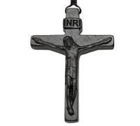 Generico Cross Pendant - Sandalwood, 2.4 Inches Jesus Cross Necklace