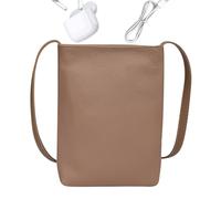 Generico Crossbođy Bag - 16x3.5x21cm Phone Wallet | Women's Small Leather Mobile Phone Organizer | Simple Versatile Crossbođy Bag for Commuters | Store PhoneKeys Lipstick Earphones Cosmetics