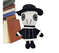 Generico Crow Plush, Raven Toy, Soft Huggable Design Lifelikes Gothic Accent Detailed Expression, Durable Faux Cover Machine Washable Lightweight Gift Idea, Table Decor for Home, 20x30cm