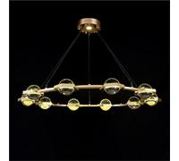 Generico Crystal ball chandeliers luxury copper lamps elegant appearance for dining room