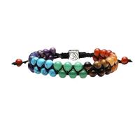 Generico Crystal Bracelet Adjustable Woven Natural Stone Bracelet