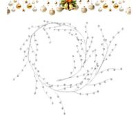 Generico Crystal Garland - Decorations Ornaments Wreath | Crystals for Decoration | Christmas Wreath Elegant Realistic for Outdoor Chandelier Mantel Porch Stairs Winter Front Door