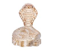 Generico Crystal Snake - Snake Figurine | Crystal Figurine | Crystal Snake Statue | Collectible Snake Figurine 3.2 Inches Crystal Snake Statue | Chinese Animal Sculpture Glass Modern New Year Decor