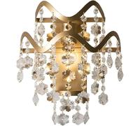 Generico Crystal Wall Lamp, Luxurious Living Room TV Background Personalized Bedroom Bedside Lamp Light