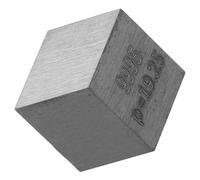 Generico Cubo di Metallo ad Alta Densità 10mm per Istruzione Scientifica e Dimostrazioni Didattiche, Elemento Prezioso per Apprendimento e Display Educativo