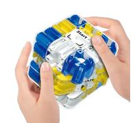 Genérico Cubo labirinto 3D, sviluppo logico e consapevolezza spaziale, per l'educazione divertente, labirinto tridimensionale con rotanti, per adolescenti, adulti, bambini, ragazze