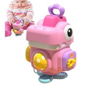 Generico Cubo Multiattività - Con Dinosauro Educativo Con Suoni E Anello A Strappo Superiore - Gioco Da Viaggio Per La Motricità Fine,Per Bambini E Bambine, Ideale Per Interni Esterni, Scuola,