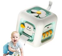 Generico Cubo Sensoriale Occupato - Gioco da Viaggio per Sviluppo Precoce e Apprendimento Abilità Motorie - Board con Giochi Educativi | per Ragazzi Ragazze Compleanno Feste Aereo Scuola