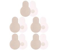 Generico Cubrepezones para Mujeres,Invisible Fino 5 Pares - Cubre Pezones Mujeres para Entrenamiento - para Yoga Playa Piscina Fiesta Vestido De Noche Desplazamiento Gimnasio