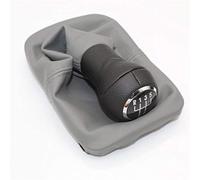 Generico Cuffia Cambio/Soffietto Cambio For VW Beetle 1998 1999 2000 2001 2002 2003 2004 2005 2006 2007 2008 2009 2010 New 5 Speed Gear bastone pomello del cambio Stivale di pelle(Grey Giator)