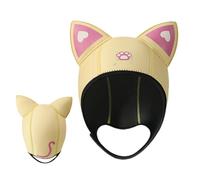 Generico Cuffia da Immersione Calda - al Caldo in Acqua Fredda | Cappello da Nuoto con Orecchie di Gatto e Protezione Solare | Adulti Bambini, Perfet per Immersioni, Surf Kayak