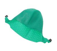 Generico Cuffia per Evidenziare Chioma Verde in Silicone Riutilizzabile con Gancio per Uso Professionale in Salone a Casa Kit la Colorazione dei Chioma