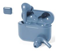 Generico Cuffie Auricolari Wireless 5.3 Universali in-ear Bluetooth con Base Carica 300 mAh + Cavo USB Luce LED Vivavoce Compatibile iPhone per Android Cellulare (BLU)