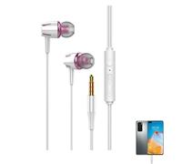 Genérico Cuffie con cavo - Caschi stereo a doppio suono, anti rumore, in silicone morbido al buio, per sport, PC, tablet, dispositivi jack da 3,5 mm