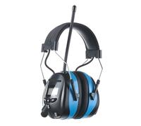 Generico Cuffie con display digitale e paraorecchie riduzione del rumore da 25 dB(Light Blue)