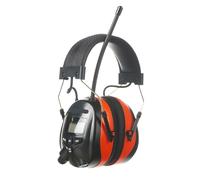 Generico Cuffie con display digitale e paraorecchie riduzione del rumore da 25 dB(White)