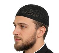 Generico Cuffie Kufi da Uomo Traspiranti Elastiche Morbide Confortevoli