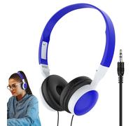 Generico Cuffie over-ear, cuffie per computer - Cuffie da gioco per computer cablate | pieghevoli con cancellazione del rumore, cuffie sopra l'orecchio per telefoni cellulari e tablet