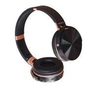 Generico Cuffie - PC+ABS Wireless Over Ear Aurning Con Microfono, Basso Profondo, Design Pieghevole, 60H Playtime | Isolamento Del Rumore, Auricolari Morbidi, Suono Hifi, Leggero Per Ufficio, Pendola