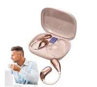 Genérico Cuffie per orecchie aperte - Cuffie sportive Over Ear Wireless, Noise Cancelling Open Earphones | Waterproof Sweatproof Long Battery Life Headset