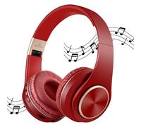 Generico Cuffie ricaricabili con microfono, Cuffie wireless ricaricabili | stereo con cancellazione del rumore, auricolari per giocare, vita quotidiana, ascoltare musica