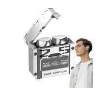 Genérico Cuffie senza fili | Caschi da gioco in stile fantascienza | Portatili da gioco | per studenti giocatori viaggio giornaliero studio riunioni telelavoro campeggio corsa