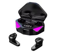 Genérico Cuffie senza fili - PC ABS 6,9 cm | Le cuffie sportive con schermo della batteria utilizzano cuffie a bassa latenza per l'allenamento e gli sport all'aria aperta: auricolari