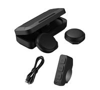 Genérico Cuffie senza fili per casco da moto con microfono - v5.3 Hard dispone di cuffie wireless | Set di testa per moto IP67 impermeabile | Controllo vocale e funzione m