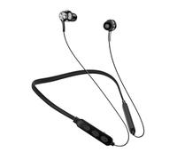 Generico Cuffie wireless con archetto da collo 5.0 - Cuffie stereo sportive IPX4, chiamate in, controllo vocale, chip JL, durata della batteria da 4 a 8 ore, ideali per la musica e la vita d