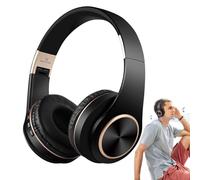 Generico Cuffie wireless con microfono, cuffie con cancellazione del rumore - Auricolare ricaricabile con cancellazione del rumore - Cuffie auricolari per giocare, vita quotidiana, ascoltare musica